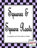 Squares and Square Roots - A Complete Unit