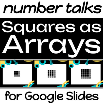 Preview of Squares as Arrays - Arithmetic Patterns: Pattern Number Talks (DIGITAL)