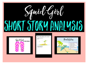 Preview of Squid Girl Short Story Analysis For Middle School and High School
