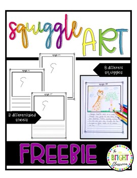 Preview of Squiggle Art FREEBIE