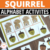 Fall Alphabet Uppercase & Lowercase Letters & Sounds Sort 