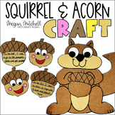 Squirrel & Acorn Craft Fall November Bulletin Board Activity