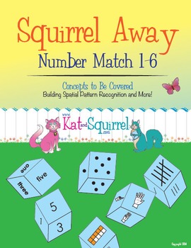 Preview of Squirrel Away - Subitizing Game for Structuring Numbers (1-6)