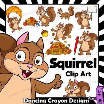Preview of Squirrel Clip Art