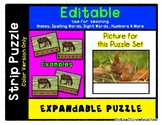 Squirrel - Expandable & Editable Strip Puzzle w/ Multiple 