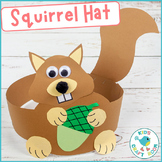 Squirrel Hat Craft - Fall Craft - Autumn Craft - Squirrel 