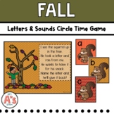 Fall Alphabet and letter Sounds Game | Preschool Circle Ti