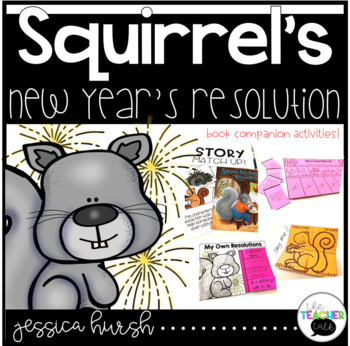 Preview of Squirrel's New Year's Resolution Activities