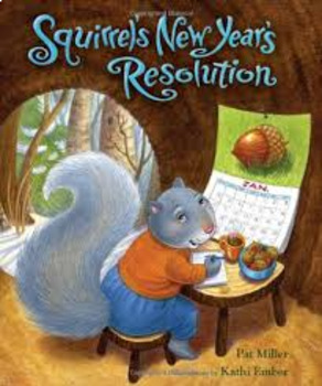 Preview of Squirrel's New Year's Resolution FOR GOOGLE CLASSROM & SEESAW!
