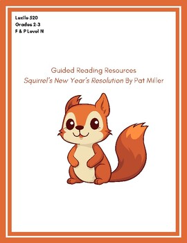Preview of Squirrel's New Year's Resolution: Guided Reading Resources