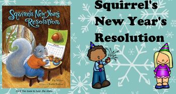 Preview of Squirrel's New Year's Resolution Reading Activities (PDF & ENB file)