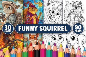 Preview of Squirrels Coloring Pages summer coloring sheets 2024 for kids