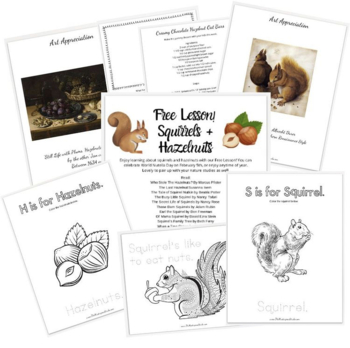 Preview of Squirrels & Hazelnuts FREE Lesson!