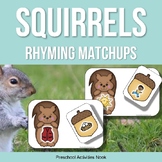 Squirrels and Acorns Rhyming Matchups