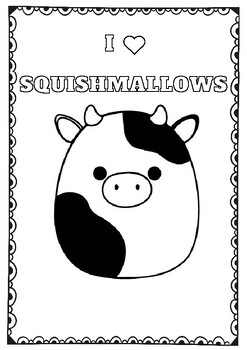 Squishmallow Coloring Page Printable Squishmallow Coloring -  Portugal