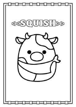 Squishmallow coloring pages