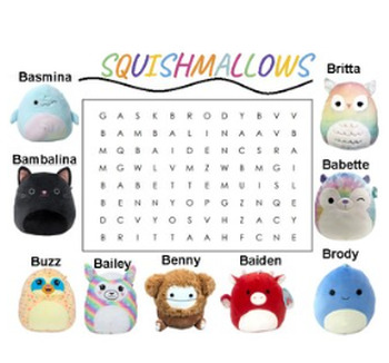 Can you complete this Squishmallows word search? – Total Girl