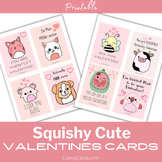 Squishy Animal Valentines Cards
