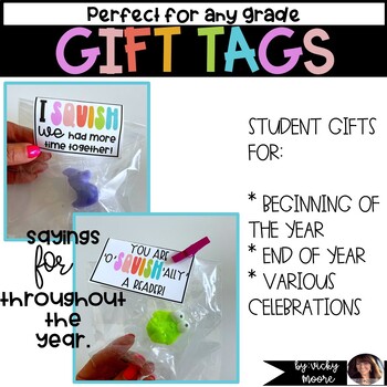 End of Year Gift Bag Tags, 4th Grade Resource