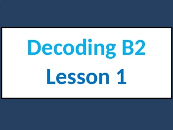 Preview of Sra Corrective Reading - Decoding B2 (Lessons 1 -10)