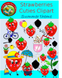 Srawberries Cuties Clipart (summer theme)