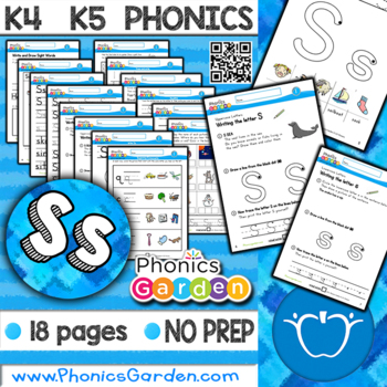 Ss | Letter Recognition | BLUE Program | Consonant | Phonics Garden