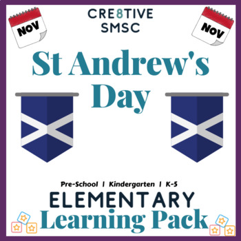 Preview of St Andrew's Day Elementary Pack