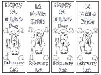 Preview of St. Brigid's Day Bookmarks