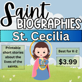 St. Cecilia - PRINTABLE children's saint book - lives of t