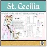 St. Cecilia Worksheets, Activities, Coloring and Papercrafts