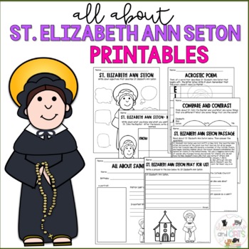 Preview of St Elizabeth Ann Seton Research - Catholic Saints