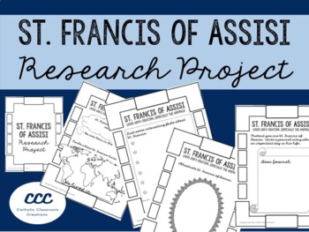 Preview of St. Francis of Assisi Research Project