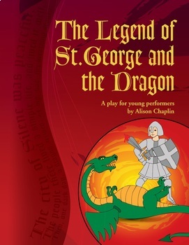 Preview of St George and the Dragon Readers Theater Comedy Drama Script With Activities