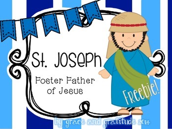 Preview of St. Joseph: Foster Father of Jesus Freebie