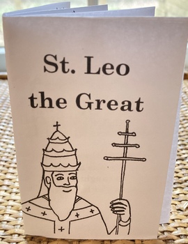 Preview of St. Leo the Great- Easy Reader (Mini Book)