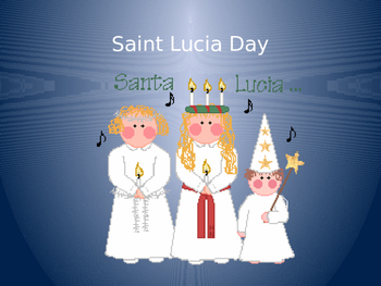 Preview of St. Lucia Day Powerpoint presentation