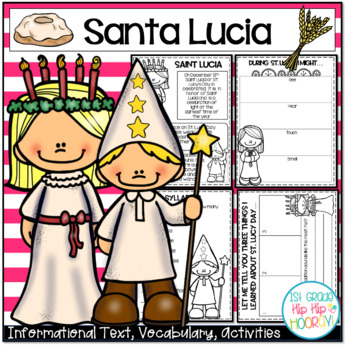 Preview of St. Lucia, St. Lucy's Day, Santa Lucia with Holidays Around the World!