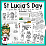 St Lucia’s Day Read and Display Activity - World Holidays 
