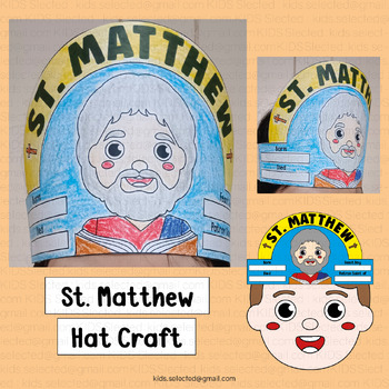 All Saints Day Activities Hat Craft About Saint Writing Crown Headband  Catholic