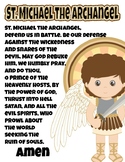 St. Michael The Archangel Prayer Poster