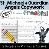 St. Michael the Archangel & Guardian Angel Catholic Prayer