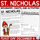 St. Nicholas Day Biography & Activities