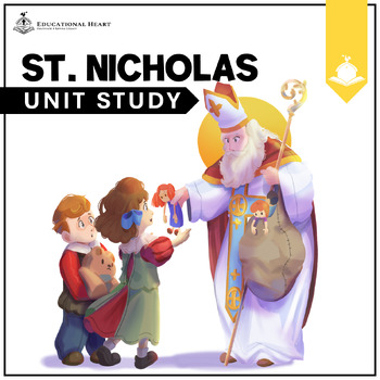 Preview of St. Nicholas Day - From Fact to Fiction Biography and Activity Unit Study