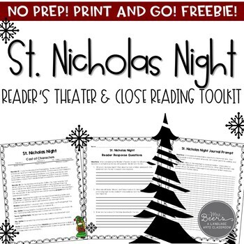 Preview of St. Nicholas Night Reader's Theater and Close Reading Toolkit