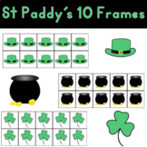 St Paddy's Day Ten Frames Shamrock Leprechaun Hat Pot of Gold