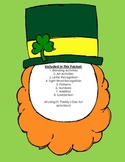 St. Paddy's Day Reading and Math Pack