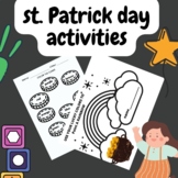 St. Patrick Day Activities- Rainbow Activity - I Am Lucky 