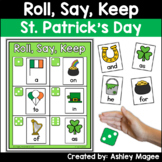 St. Patrick March Sight Word Activity Roll Say Keep with F