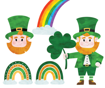 irish pot of gold clipart