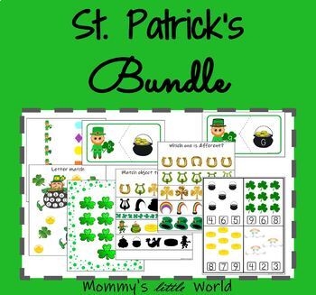 Preview of St. Patrick's Packet - Math and Literacy